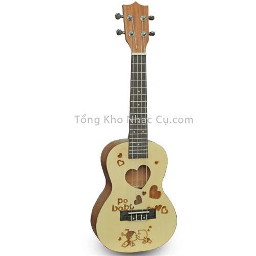 Đàn Ukulele Ostar Trái Tim 